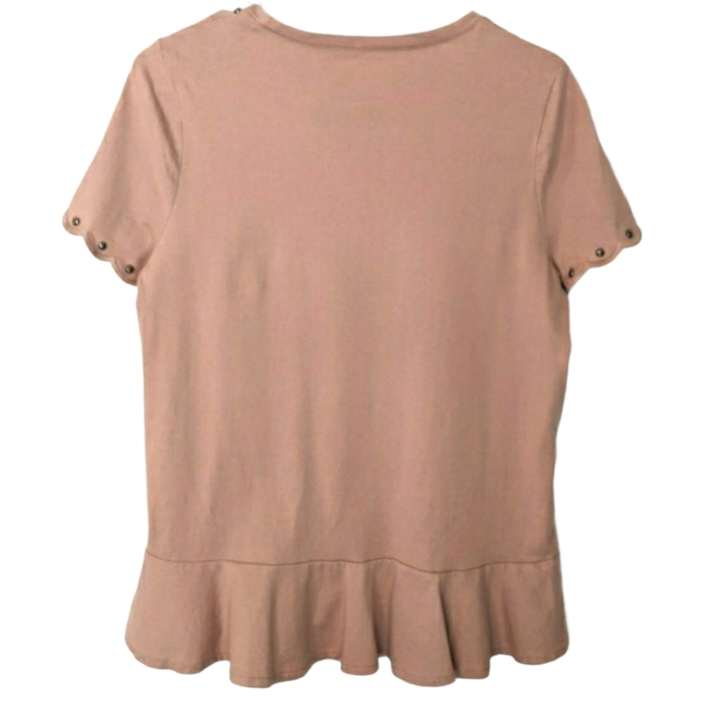 Kate Spade Scalloped Studded Top Medium - Picture 3 of 8